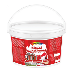 Эмаль акриловая глянцевая/полуглянцевая/матовая