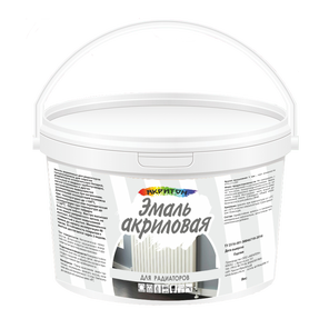 Эмаль акриловая для радиаторов и труб отопления
