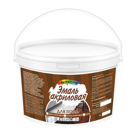 Эмаль акриловая для пола