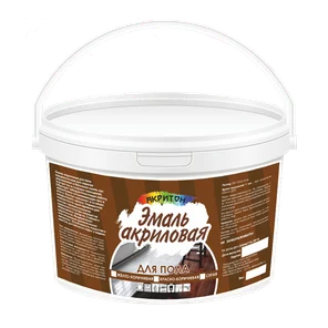 Эмаль акриловая для пола
